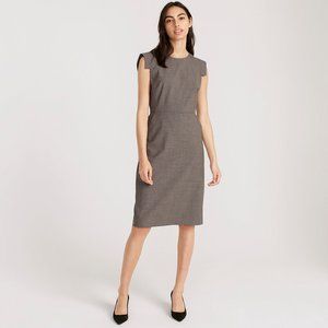 J. Crew 6 Petite Resume Dress Grey